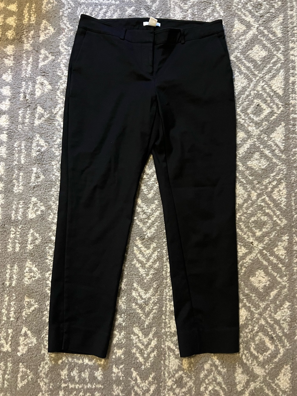 Bar III Black Ankle Cropped Dress Pants size 8 (Y100)